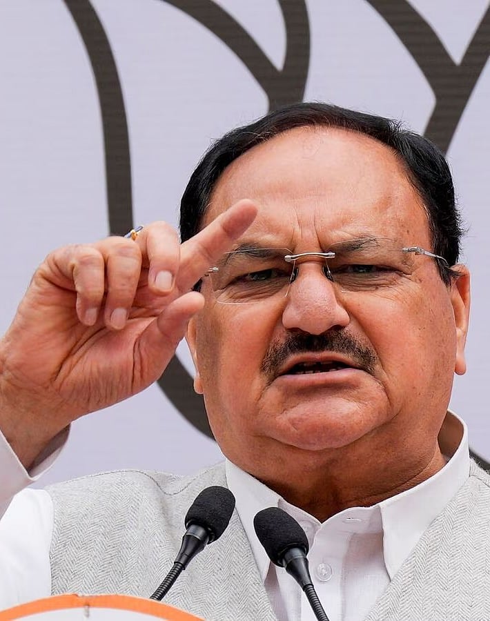 PTI : BJP chief JP Nadda |
